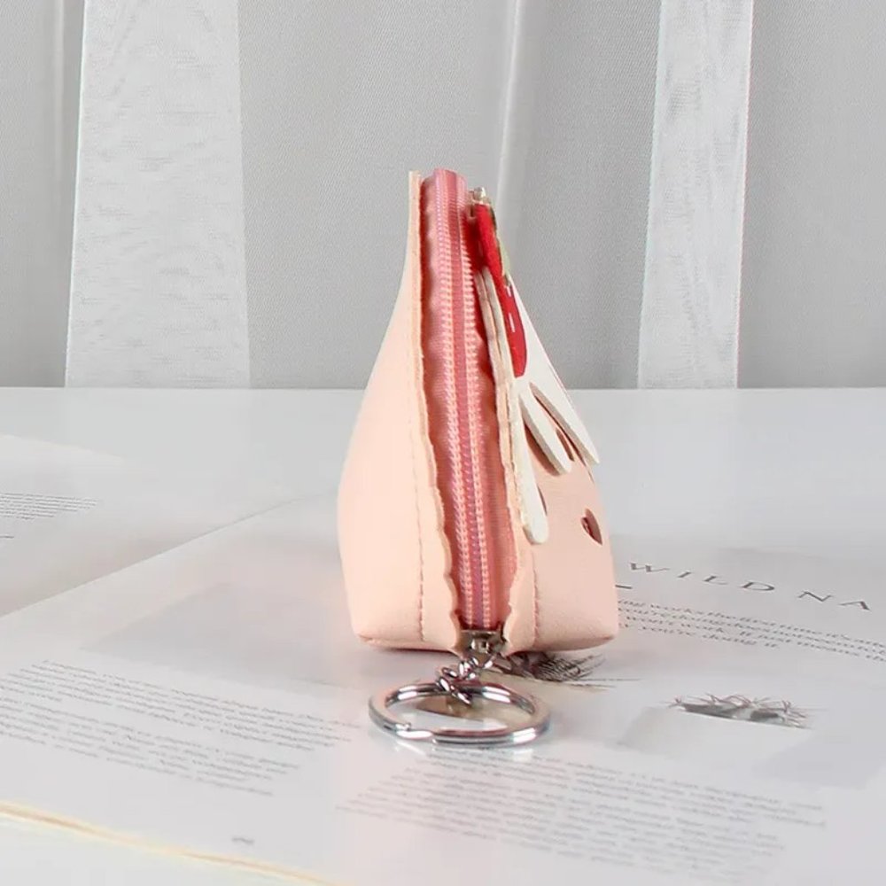 Girls Strawberry Coin Purse - Picture 2 of 3